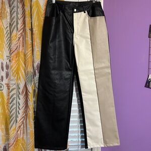 Faux Leather Pants